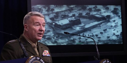Pentagon Rilis Video Penggerebekan Baghdadi di Suriah