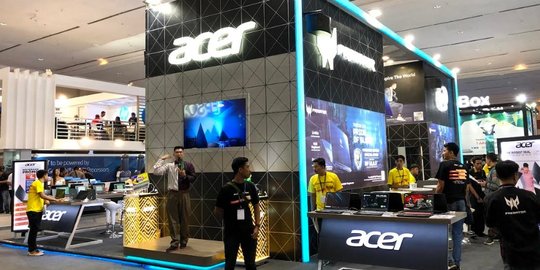 Di Indocomtech 2019, Acer Tebar Cashback Pembelian Laptop Tipis hingga Rp 6 Juta