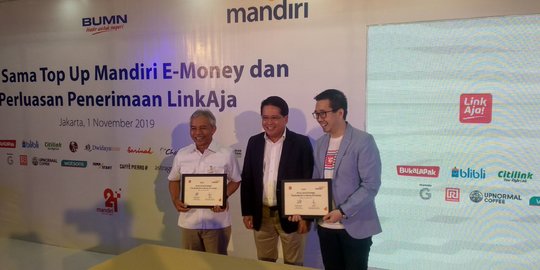 Bank Mandiri Perluas Penggunaan LinkAja di 18 Merchant