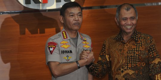 Kapolri Idham Azis Sambangi Gedung KPK