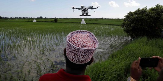 Membasmi Nyamuk Malaria dengan Teknologi Drone