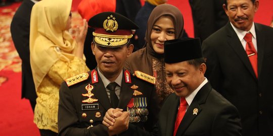 Kapolri ke Mendagri Tito: Polri Siap Back Up Bapak Sepenuhnya Bawa NKRI Aman