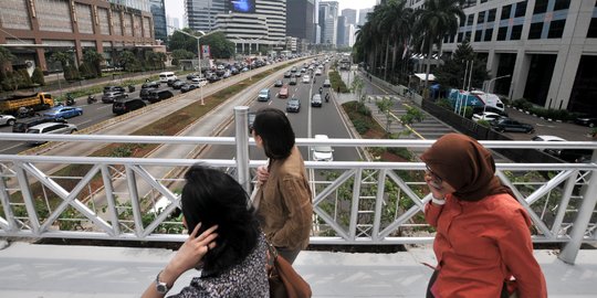 JPO Tanpa Atap di Jakarta akan Didesain Mirip Jembatan Semanggi