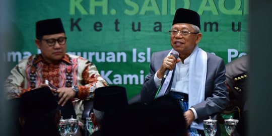 Kunjungi Pesantren di Jateng, Ma'ruf Berterimakasih Sudah Didukung di Pilpres