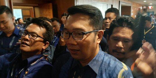 Ridwan Kamil Ditanya Soal Kans Maju Pilpres 2024: Masih Jauh, Belum Saatnya