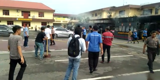 Terdengar Ledakan di Kompleks Mapolrestabes Medan, Warga Berhamburan Keluar