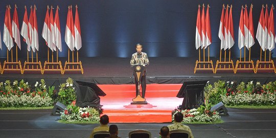 Jokowi Hadiri Rakornas Indonesia Maju di Sentul