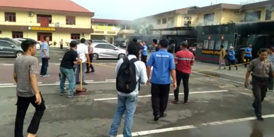 Polisi Masih Waspadai 2 Sepeda Motor di Lokasi Bom Bunuh Diri Medan