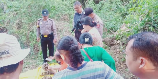 Kerangka Manusia Berbaju Pink Gegerkan Warga Klungkung