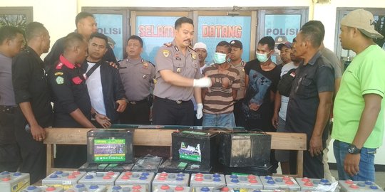 Pencuri Accu Lampu Tenaga Surya Jalan di Kota Kupang Dibekuk Polisi