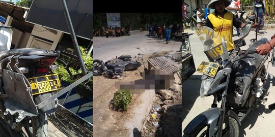 Truk Engkel Vs Motor Dinas Polisi, Wakapolsek Tewas