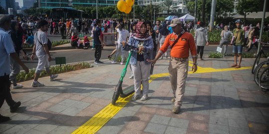 Dishub DKI Larang Penggunaan Skuter Listrik Saat CFD