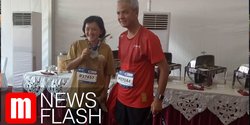 VIDEO: Gubernur Jateng Ganjar dan Istri Lari Marathon Bareng 30.000 Orang