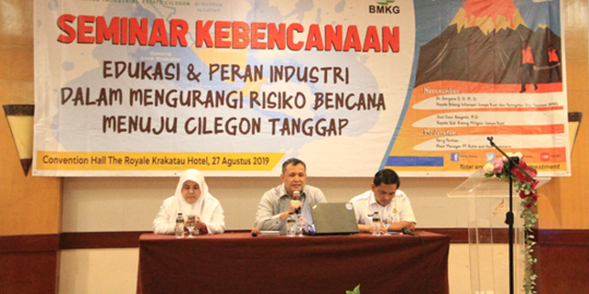 KIEC Adakan Seminar Siaga Bencana bagi Investor Kawasan Industri Krakatau
