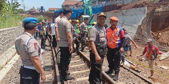 Tewaskan Dua Pekerja, Polisi Periksa SOP Pekerjaan Rel Ganda Bogor-Sukabumi