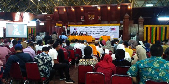 20 Keluarga Korban Konflik Beri Kesaksian di KKR Aceh