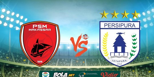 Hasil Shopee Liga 1: PSM Makassar Pecundangi Persipura Jayapura 4-0