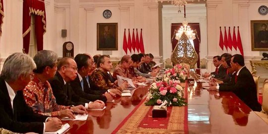 Jokowi Bertemu Delegasi Jepang, Bahas Proyek Gas Masela