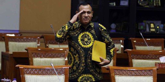 Naik Pangkat Jadi Bintang Tiga, Firli Bahuri Menghadap Presiden Jokowi