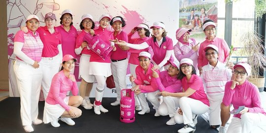 Kenalkan Produk, Bright Gas Gelar Event Femalyfe Pink Ladies Golf Gathering