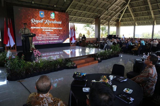 rakor kemendagri di banyuwangi