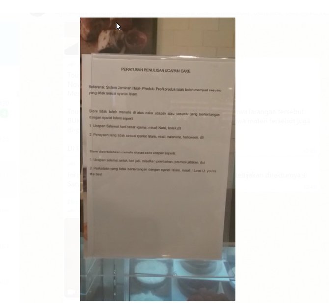 viral penulisan ucapan di cake tous les jours