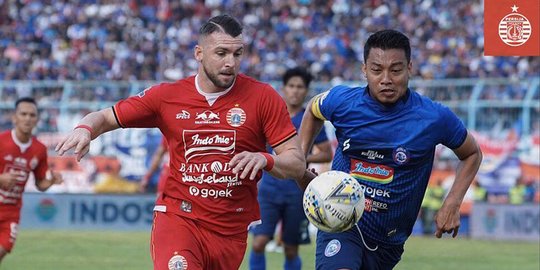 Hasil Shopee Liga 1: Arema FC Bermain Imbang 1-1 Saat Hadapi Persija Jakarta