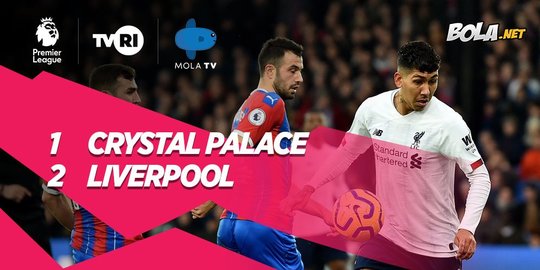 Hasil Premier League: Liverpool Bawa Pulang Kemenangan 2-1 Atas Crystal Palace