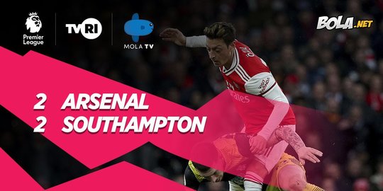 Hasil Premier League: Arsenal Harus Puas Berbagi Hasil Imbang dengan Southampton