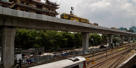 Jalur Layang Kereta Medan-Kualanamu Ditargetkan Beroperasi Sebelum Natal 2019