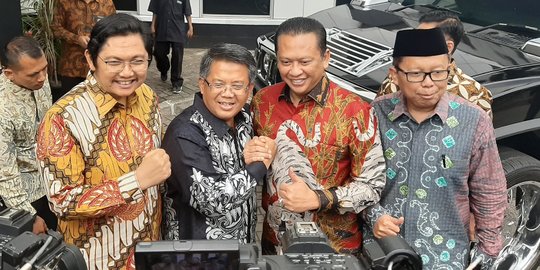 Pimpinan MPR Sambangi DPP PKS, Bahas Amandemen Terbatas UUD 1945