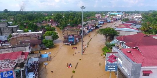 Banjir Melanda Rokan Hulu, 674 Rumah Terendam Air