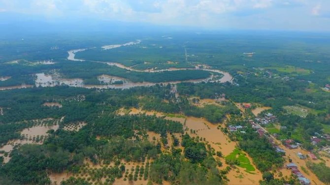 banjir di rokan hulu