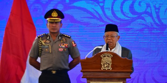 Ma'ruf Amin Hadiri Konferensi Internasional Halal dan Thoyyib 2019 di Malang