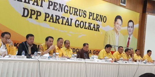 Golkar Gelar Rapat Pleno Bahas Materi Munas Malam Ini