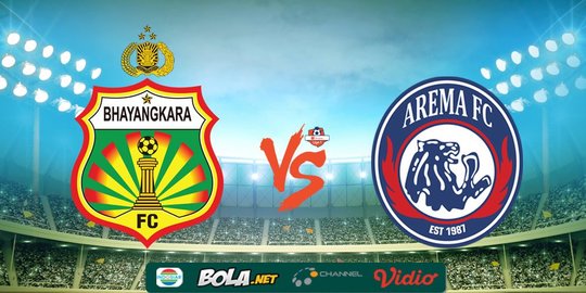 Hasil Shopee Liga 1: Arema FC Ditaklukkan Bhayangkara FC 0-1