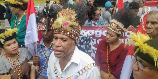 Demo di Kemenko Polhukam, Sejumlah Massa Minta Aparat Amankan Papua 1 Desember
