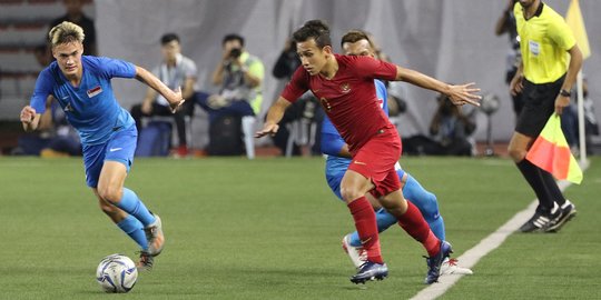 Timnas Indonesia U-22 Bungkam Singapura 2-0