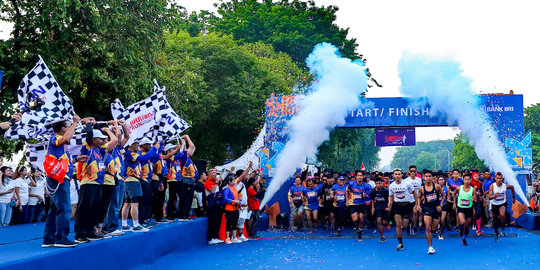 10.000 Runners Ramaikan BRILian Run Surabaya Series