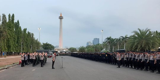 Pimpin Apel Pengamanan Reuni 212, Wakapolda Ingatkan Aparat Tak Bawa Senjata Api
