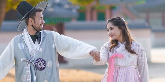 7 Potret Gaya Rambut Nagita Slavina saat Liburan di Korea