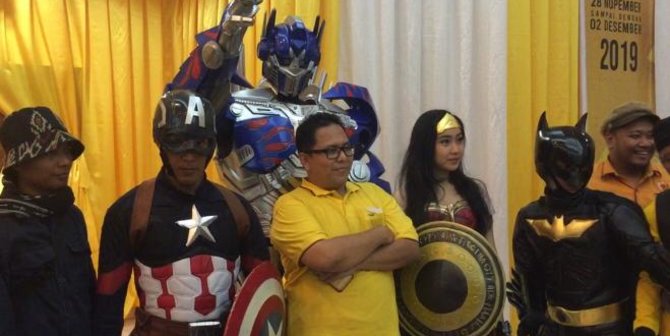 Ditemani Batman dan Spiderman, Ahmad Anama Daftar Jadi Caketum Golkar
