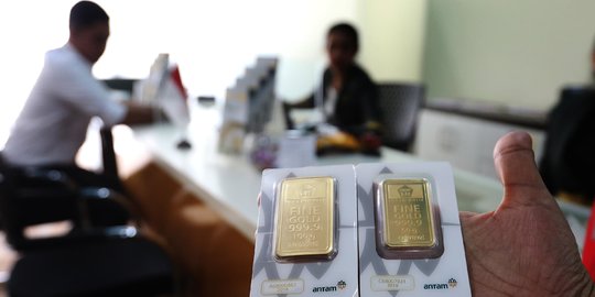 Naik Tipis, Harga Emas Antam Hari ini Dijual di Rp747.000 per Gram