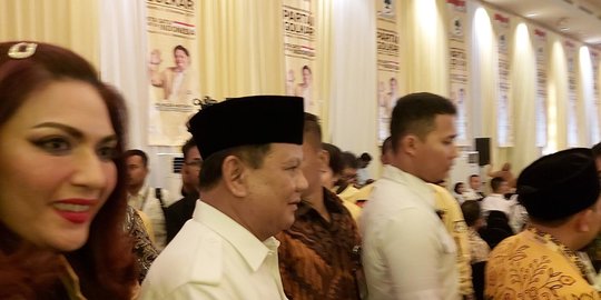 pembukaan munas golkar, jokowi, megawati hingga prabowo hadir