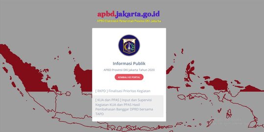 Sempat jadi Polemik, RAPBD DKI 2020 Sudah Diunggah ke Website Resmi Pemprov