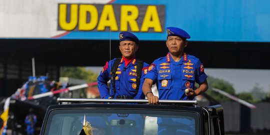 Kapolri Idham Azis Pimpin Upacara HUT Polairud Ke-69