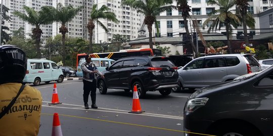 Dishub DKI Uji Coba Penutupan U-Turn Jalan Dr Satrio Selama Seminggu
