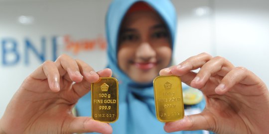 Harga Emas Antam Dijual Turun Tipis Menjadi Rp752.000 per Gram