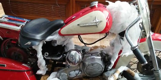 Ini Bentuk Onderdil Harley Davidson Selundupan Yang Dibawa