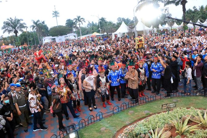 pembukaan festival budaya nusantara iii kota tangerang